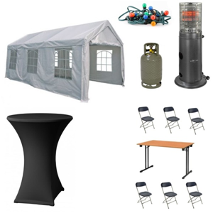 Actie pakket 3 x 6 luxe partytent Actie pakket 3 x 6 luxe partytent